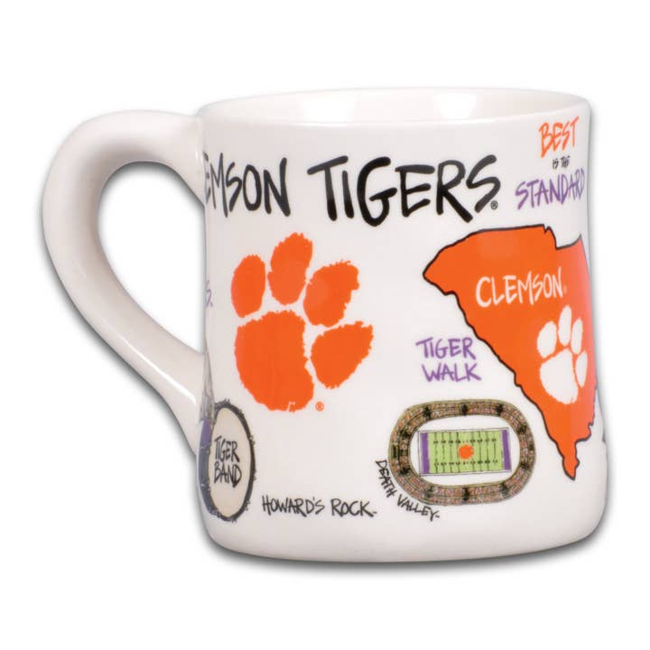 MAGNOLIA LANE - Wholesale Coffee Mug - CLEMSON Icon Mug