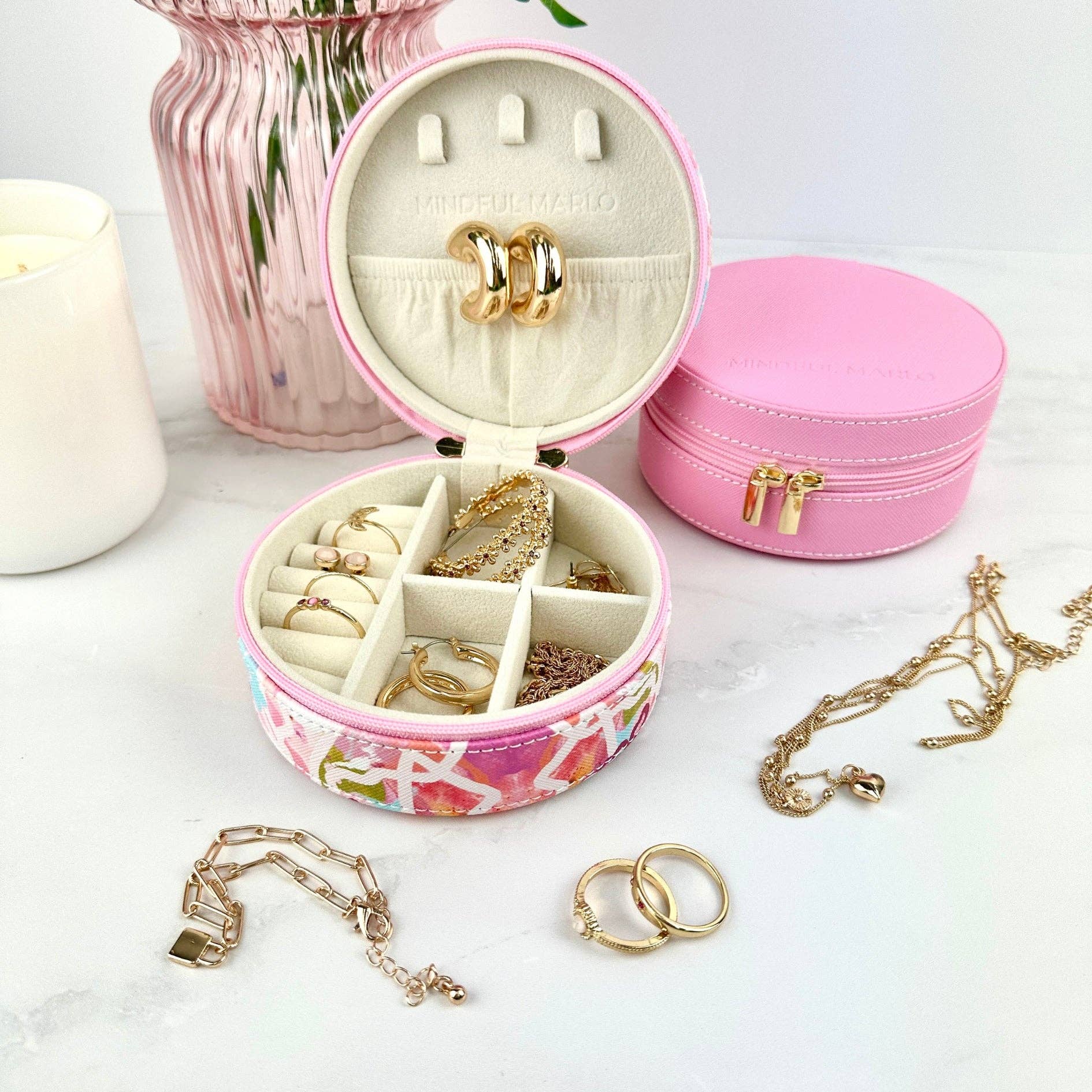 Mindful Marlo - Vente Boîte/rangement à bijoux - Petite boîte à bijoux - Lierre1