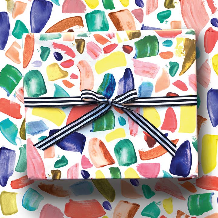 Brushstroke No. 2 Wrap for wholesale by The Paper Curator