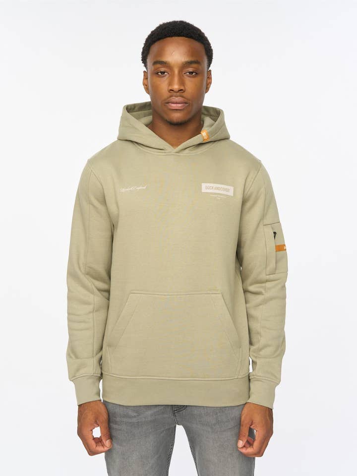 Sweat à capuche Marsak V2 Sauge pour la vente par Duck and Cover