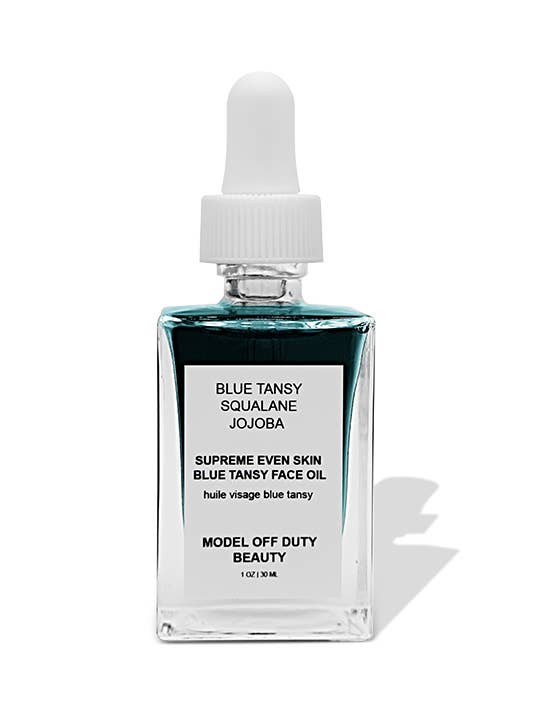 Supreme Even Skin Blue Tansy Face Oil for wholesale by Model Off Duty Beauty