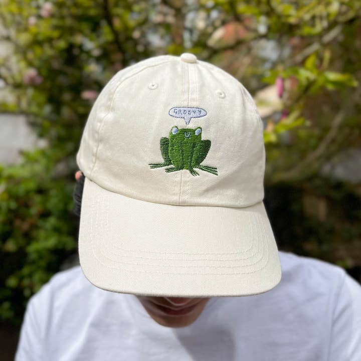 Groovy Frog Cap for wholesale by Rosi Tooth