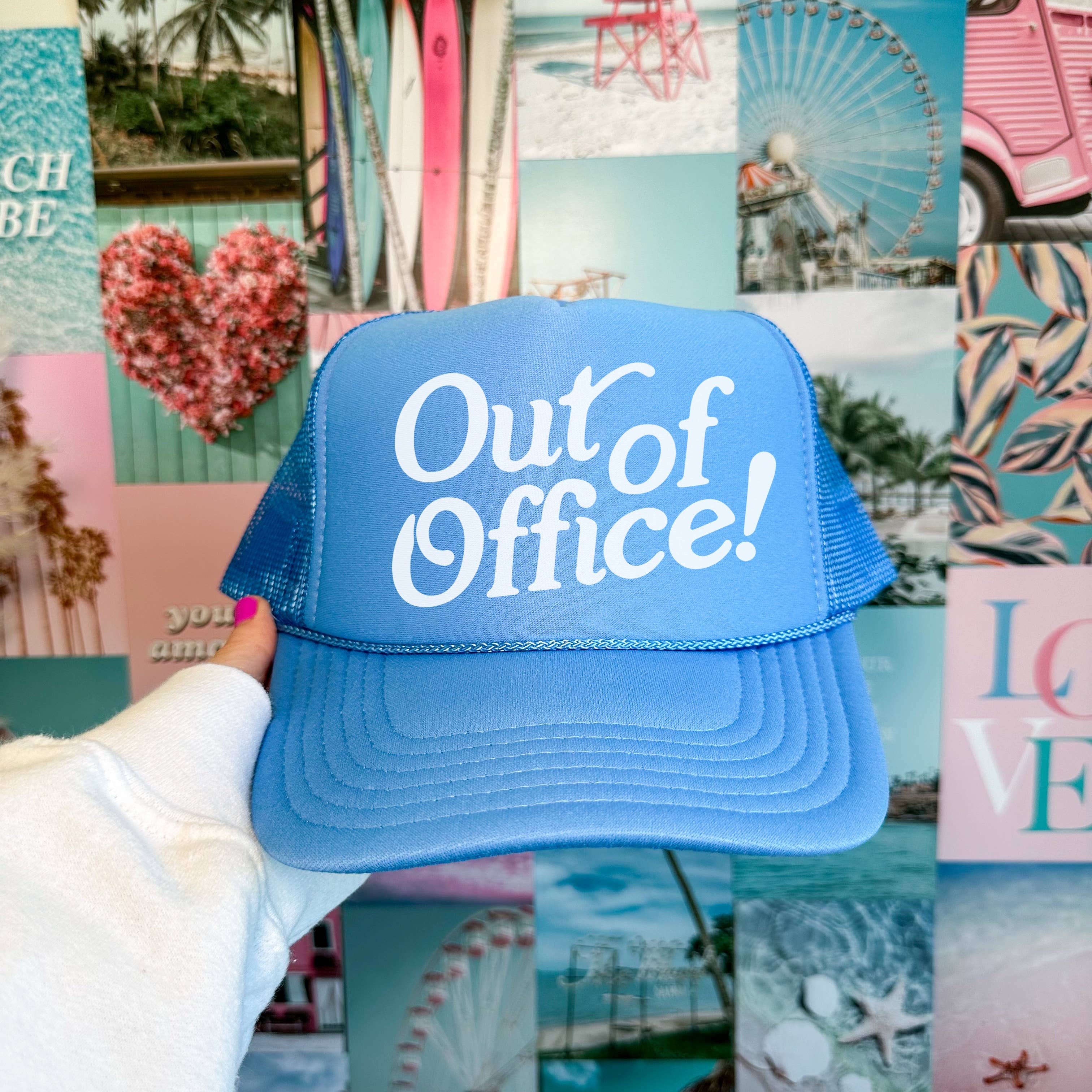 LOLA MAGNOLIA - Venta al por mayor Gorra trucker - Mujer - SOMBRERO DE CAMIONERO FUERA DE LA OFICINA2