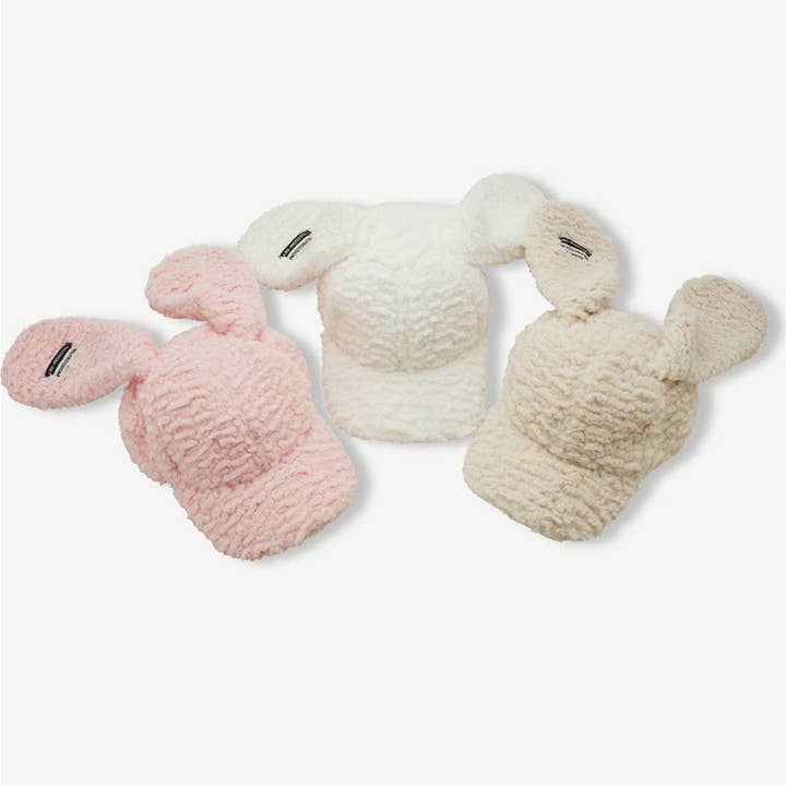 Dipped Shop – Engroshandel Baseballkasket - Dame – Sød Plys Langørede Kanin Baseballkasket DP25G7268