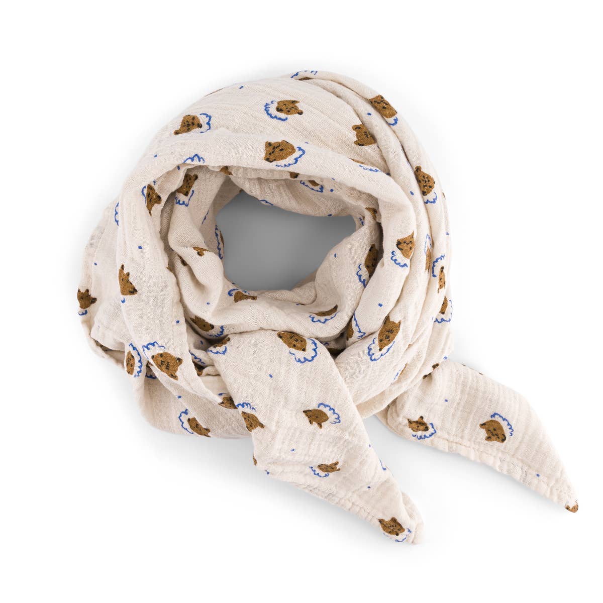 Rose in April – Conjunto de Swaddle - Bebé por atacado – Manta swaddle Bianca com estampa de urso Teddy0