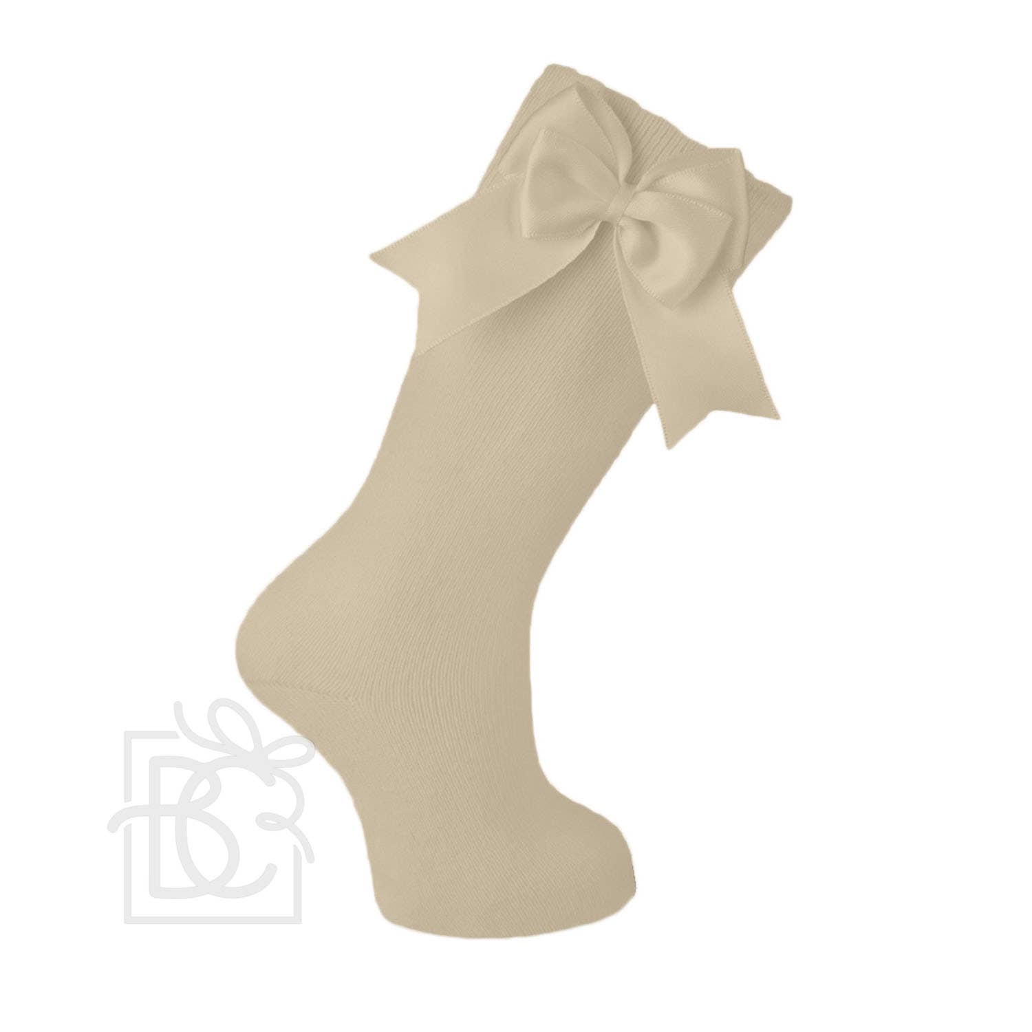 Carlomagno - Wholesale Socks - Kids - Cotton Knee Socks With Double Bow6