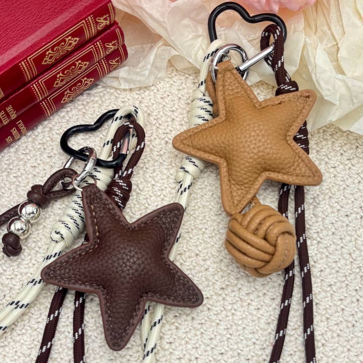 BYREN | ÉLINE L'ATELIER - Wholesale Keychain - Women's - Bag charm and keychain Star PC382