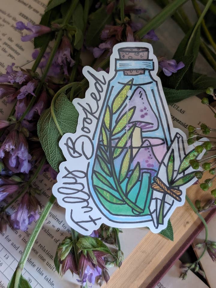 Fully Booked Potion Bottle for wholesale by Ink & Wildflower