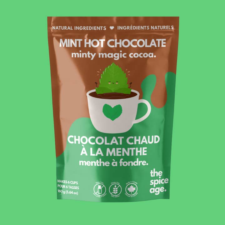 Peppermint Hot Chocolate - Hug in a Mug.  for wholesale by The Spice Age