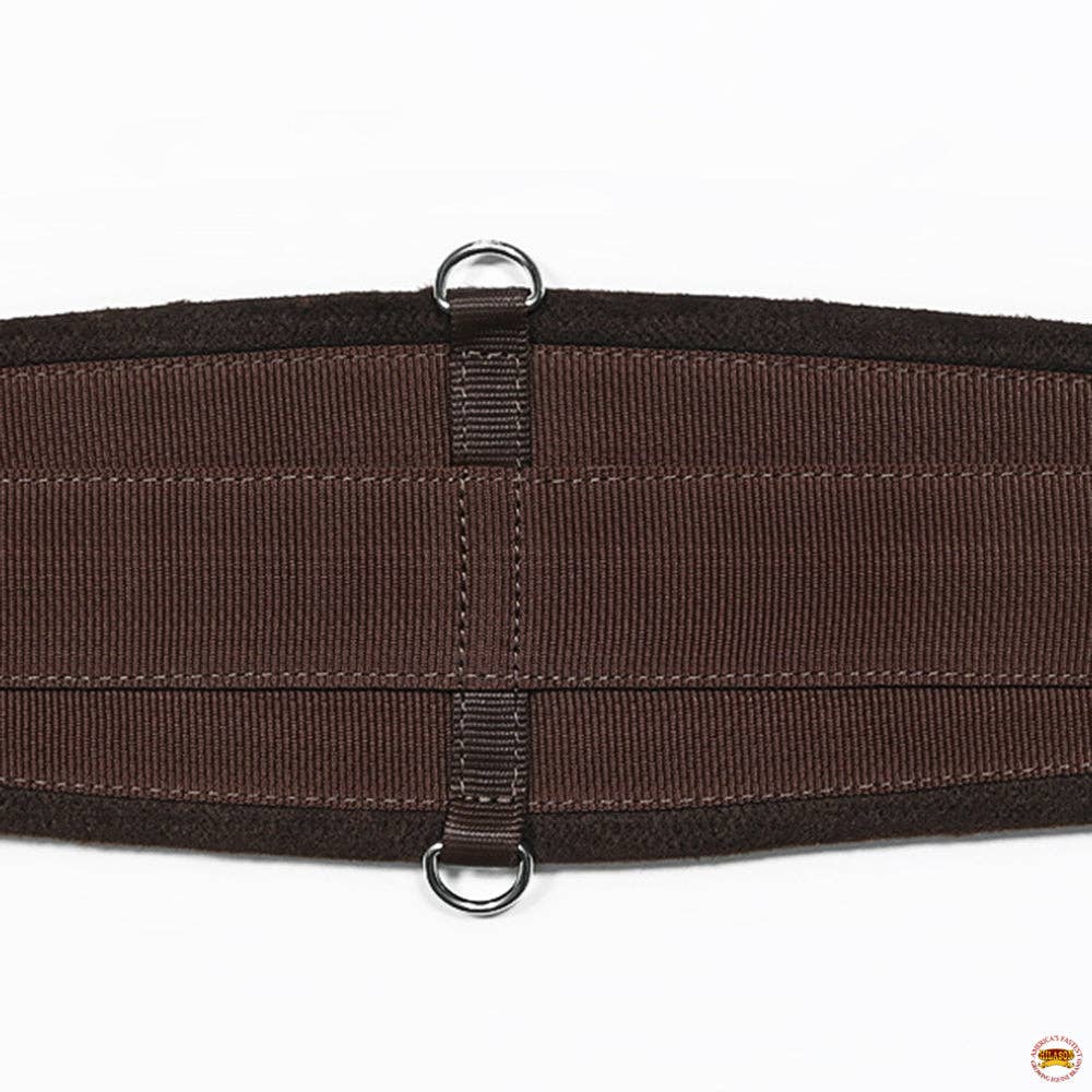 HILASON - Vente Équipement d’équitation - Sangle de selle de rodéo doublée en feutre pour cheval HILASON avec boucle en acier inoxydable noire3