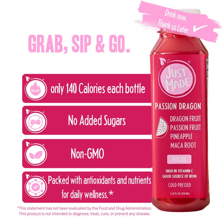 Just Made Foods - Wholesale Fruit Juice - Passion Dragon2