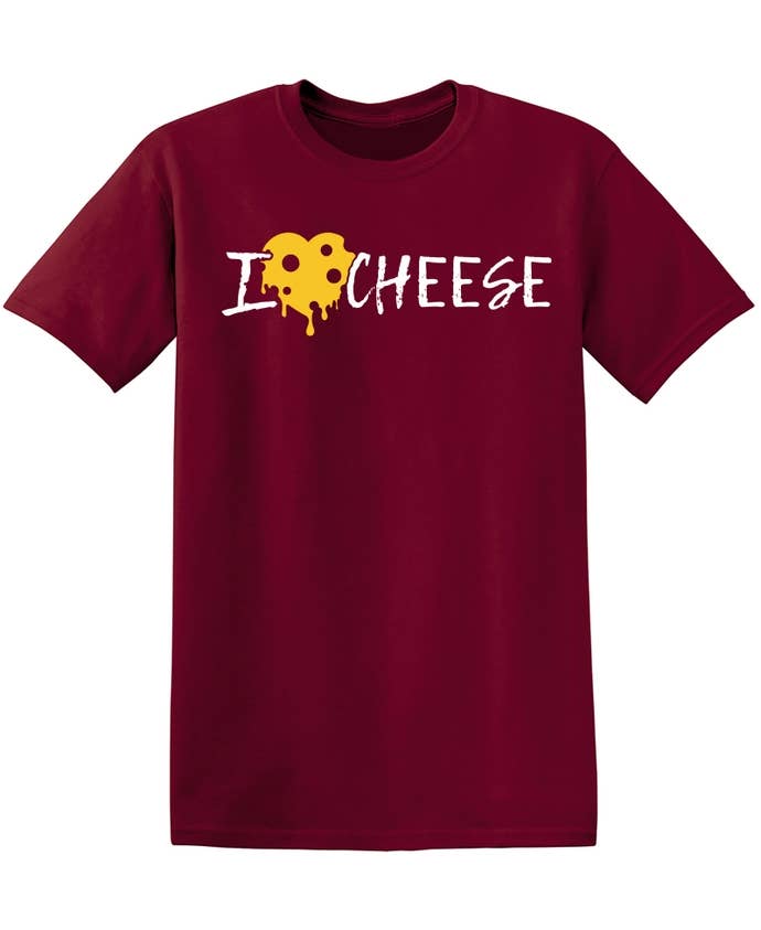 Feelin Good Tees - Wholesale Screen Printed T-Shirt - Unisex - I Heart Cheese12