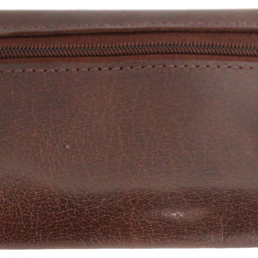 hide & chic - Wholesale Pouch - Women's - Full Grain Leather Tobacco Pouch 11032