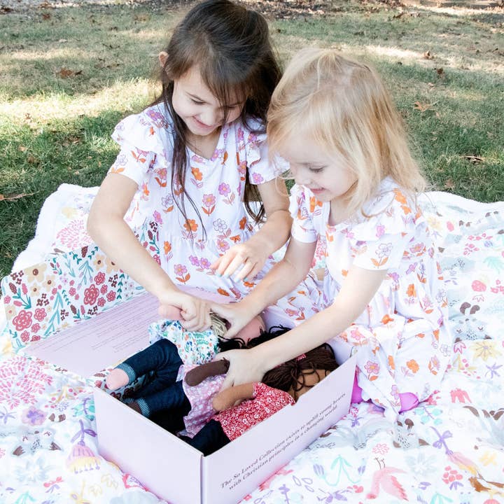 EllyandGrace - Wholesale Doll - Kids - Faith, Grace, Hope, Full Linen Doll and Christian Book Set31