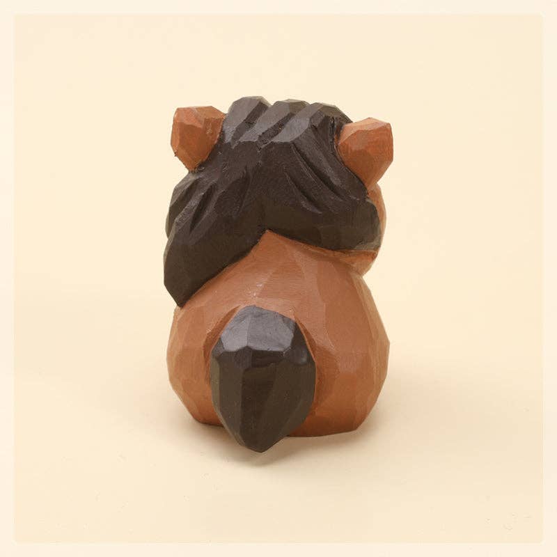 Gohobi （We cover U.S. import duties） – wholesale Decorative figurine – Gohobi Handcrafted Wooden Pony Horse Ornament10