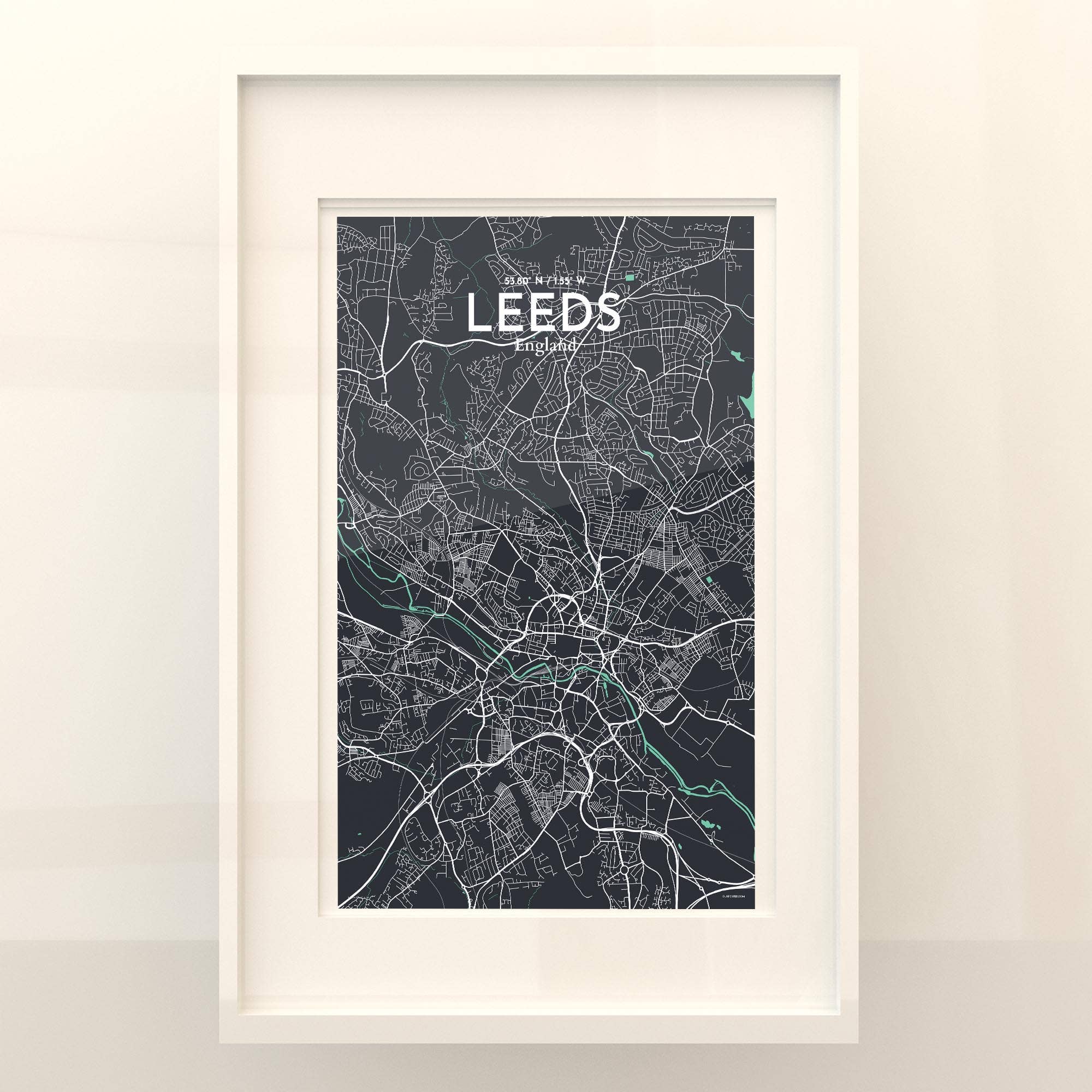 OurPoster.com – wholesale Poster – Leeds karta affisch169