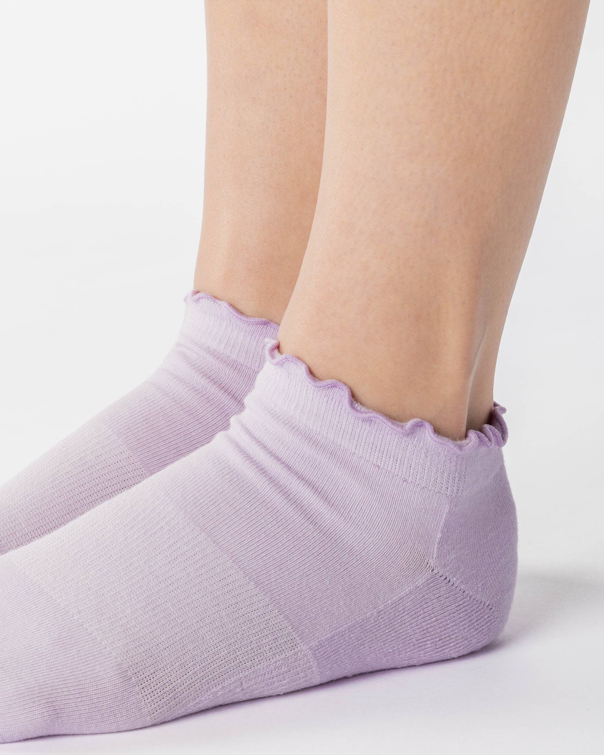 Pointe Studio - Wholesale Socks - Unisex - Women's Ruffle Full Foot Grip Sock– No Slip Cotton Blend for Pilates & Barre4