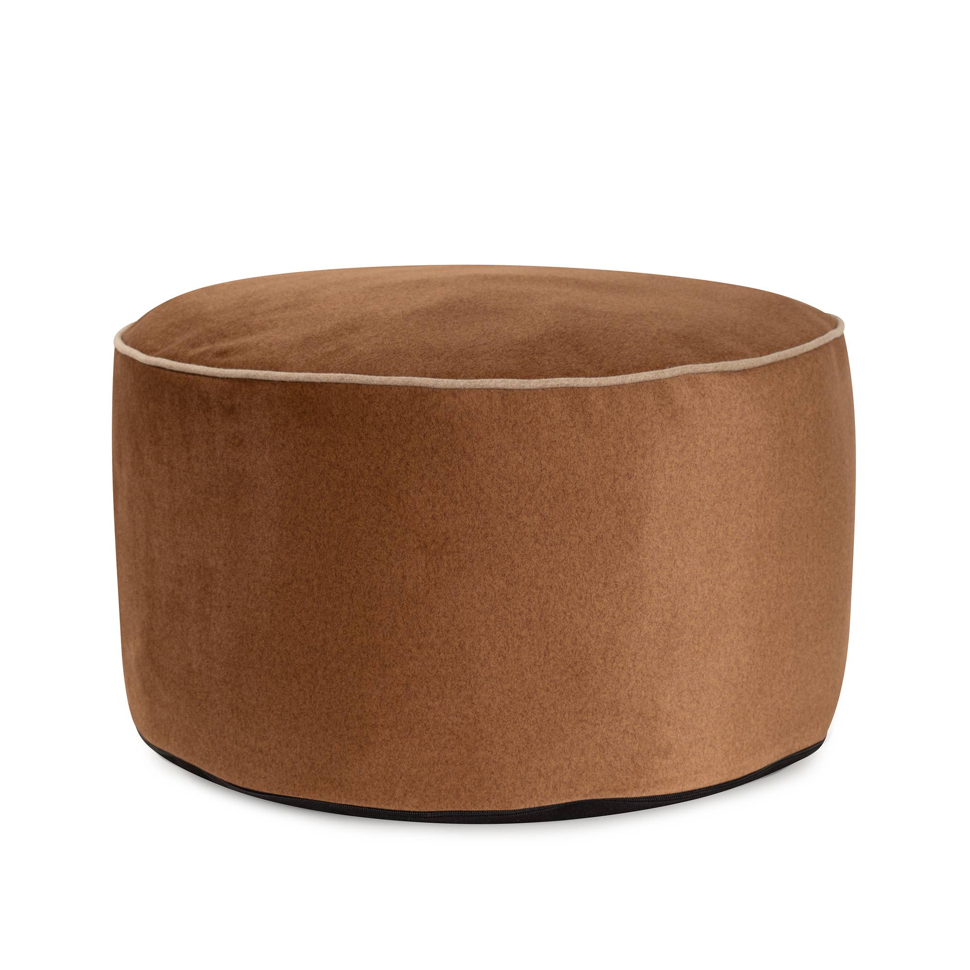 Howard Elliott on Faire - Wholesale Ottoman - Qivuit Contrast Welt Felted Pouf Collection21