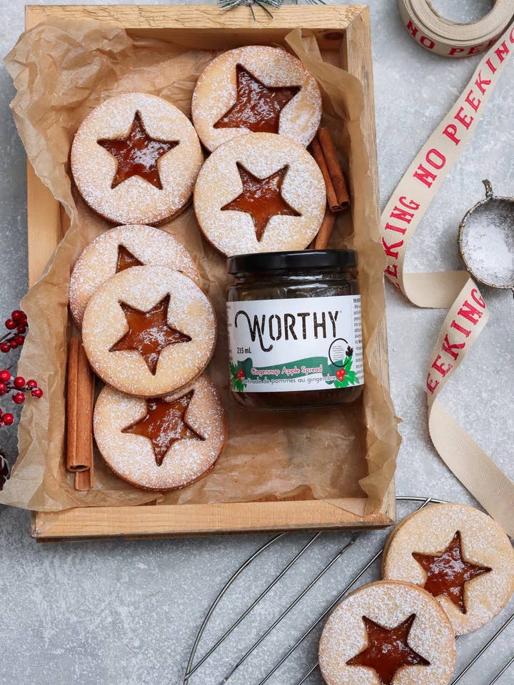 Gingersnap Geléia de maçã por atacado de Worthy