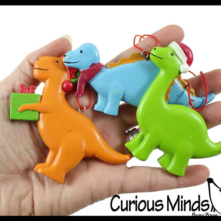 Curious Minds Toys - Wholesale Ornament - 1Â Cute Dinosaur Animal Christmas Ornaments for Tree - Â Dino