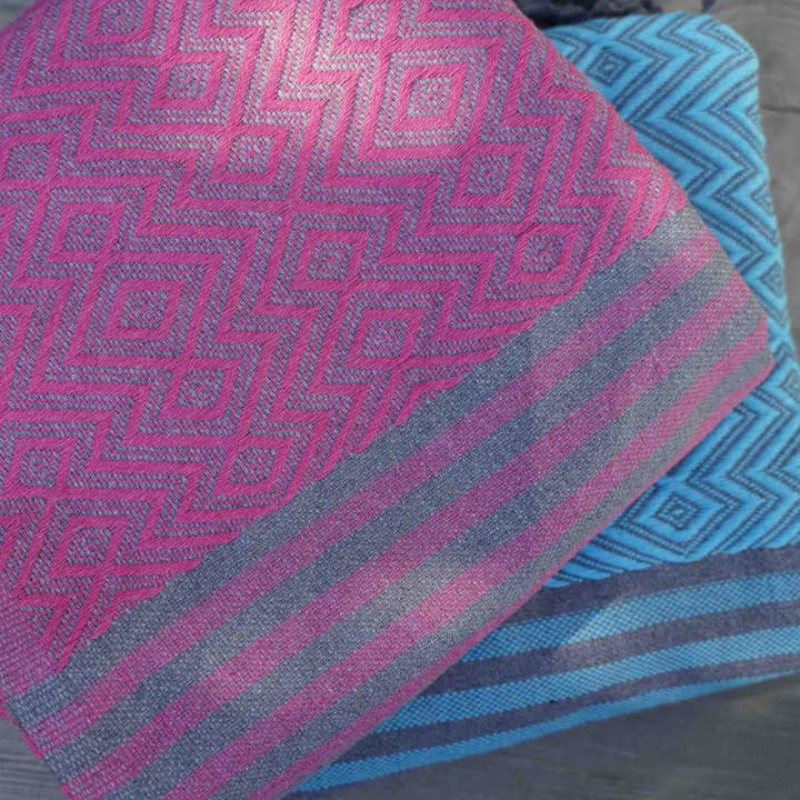 Mosaic 100% Recycled Eco Friendly Turkish Towel for wholesale by Minnie and Moon