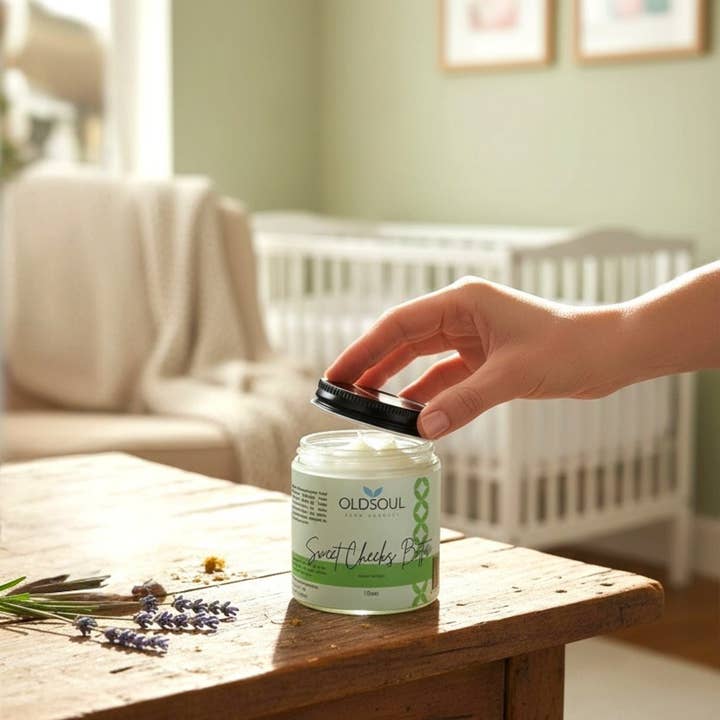 Sweet Cheeks Butter for wholesale by Old Soul Soap Company Inc.