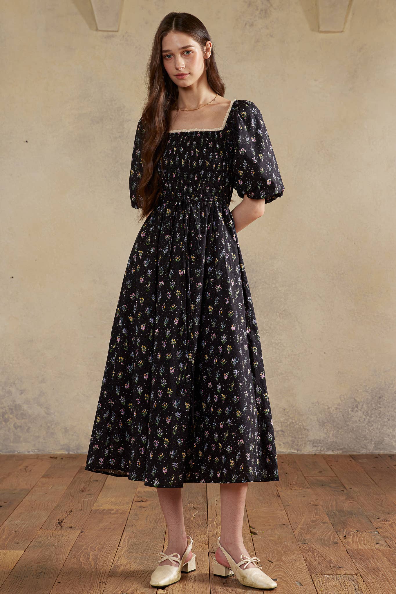 ROSIE POSIE - Wholesale Dress - Women's - RP2987 - Twilight Posy Smocked Dress9