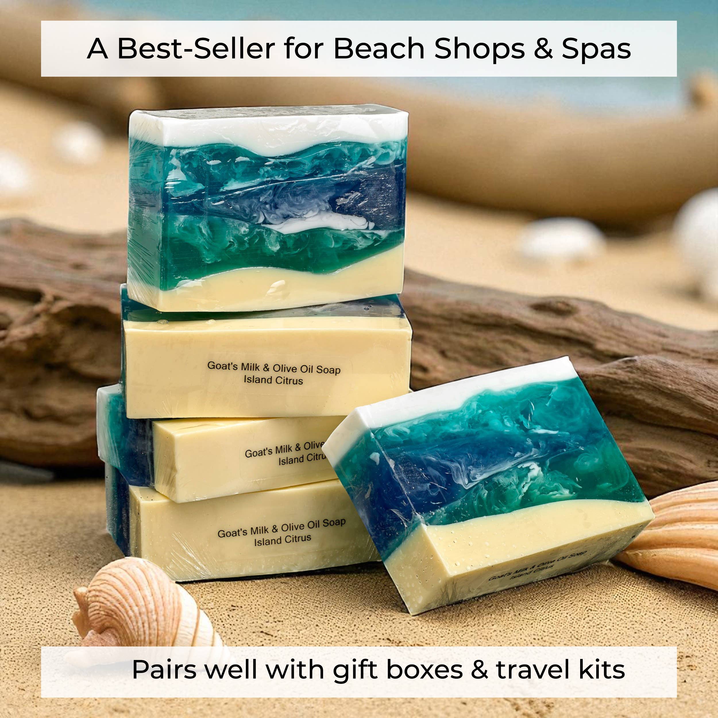 The Grecian Soap Company - Wholesale Bar Soap - Summer Ocean Citrus Scented Handmade All-Natural Bar Soap1
