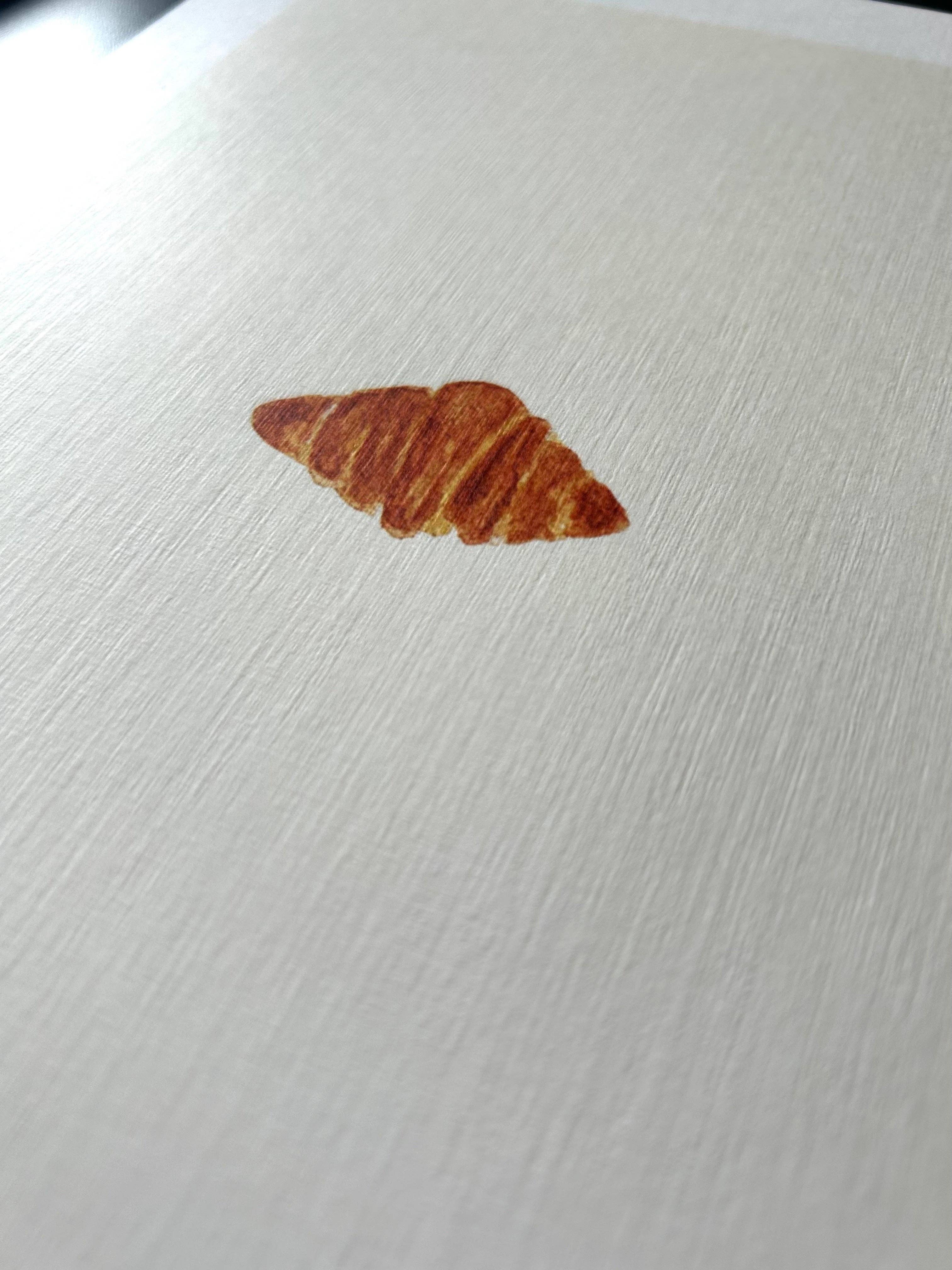 SANS.design - Vente Affiche d'art - Croissant | Impression d'art1