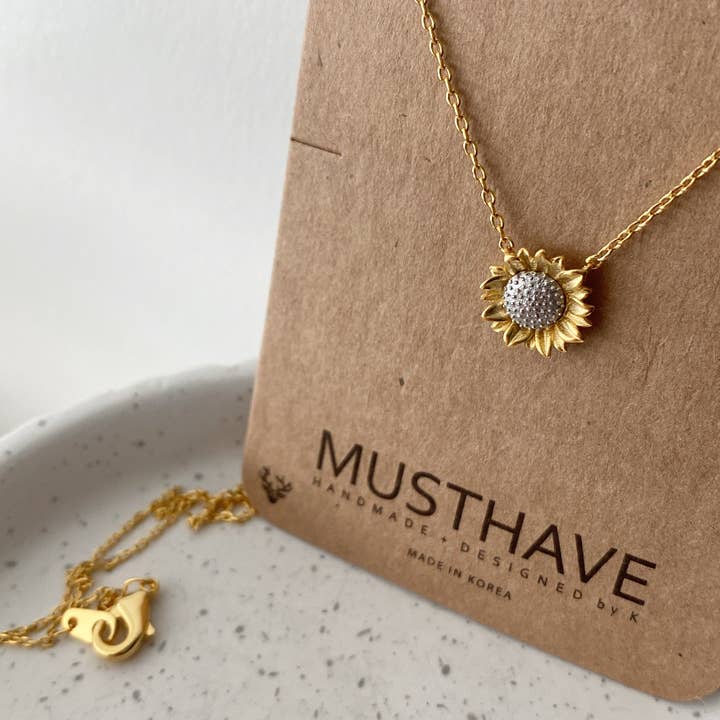 Sunflower Necklace for wholesale by musthavemustget