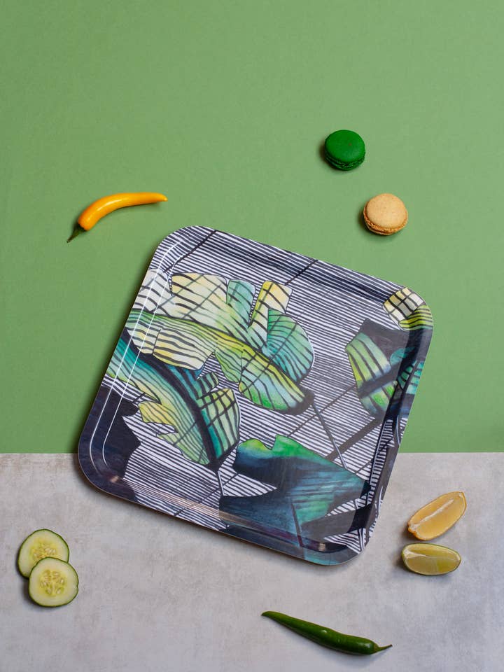 Winter Garden houten dienblad voor wholesale door Yukka