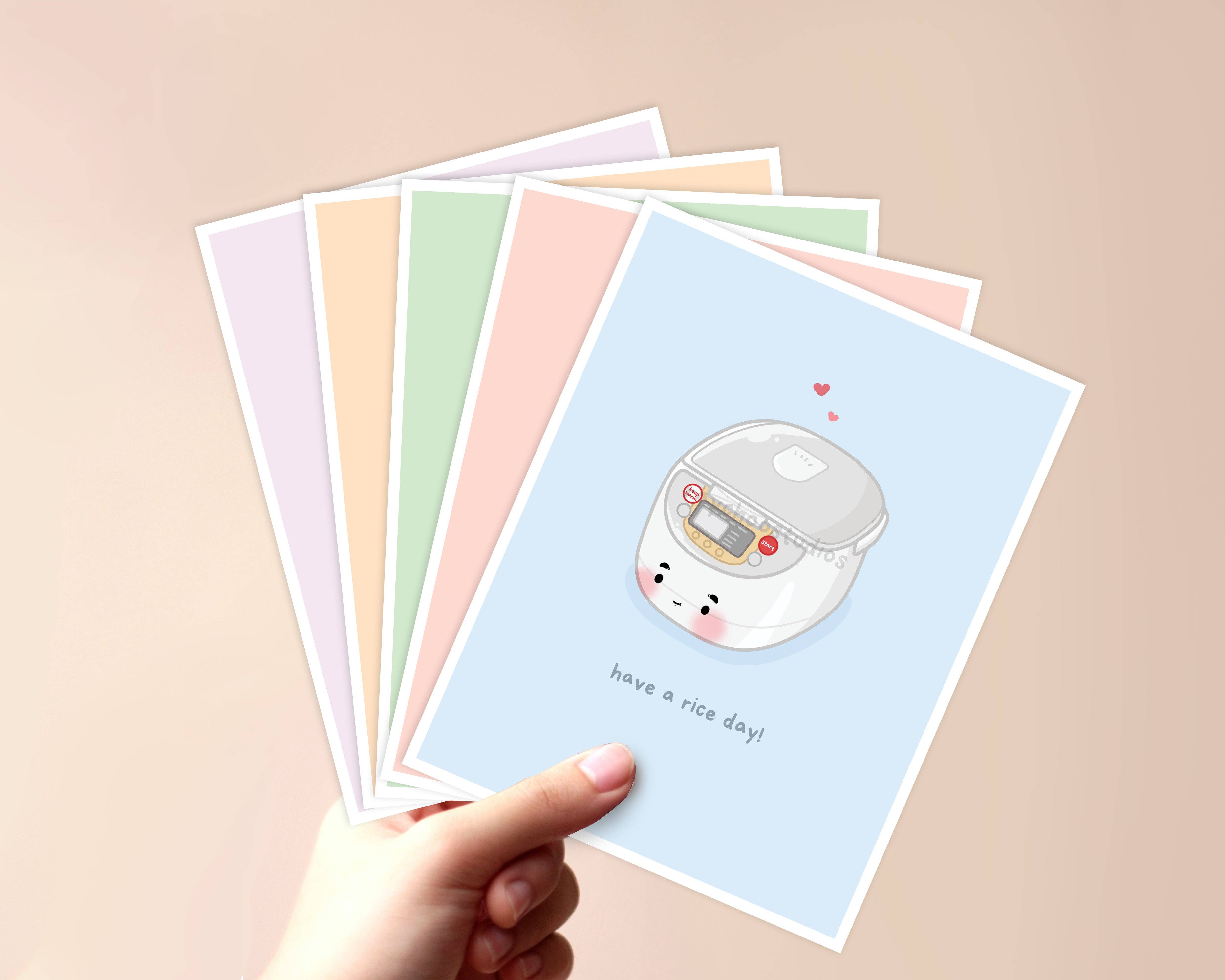 Raychoo Studios Inc. - Vente Carte de vœux classique - Passez une journée de riz ! Carte de voeux3