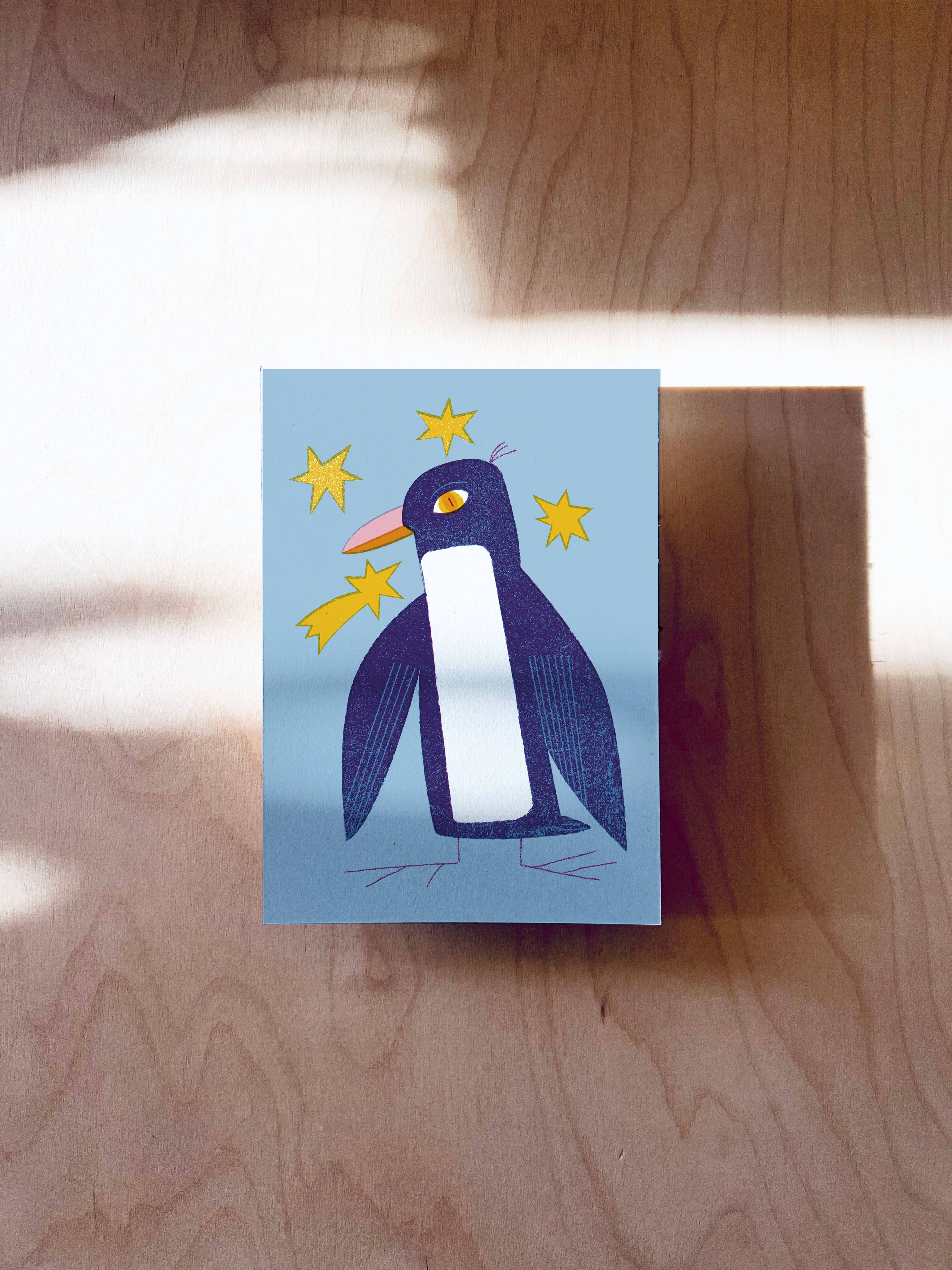 jungwiealt - Wholesale Postcard - Penguin Postcard DIN A62