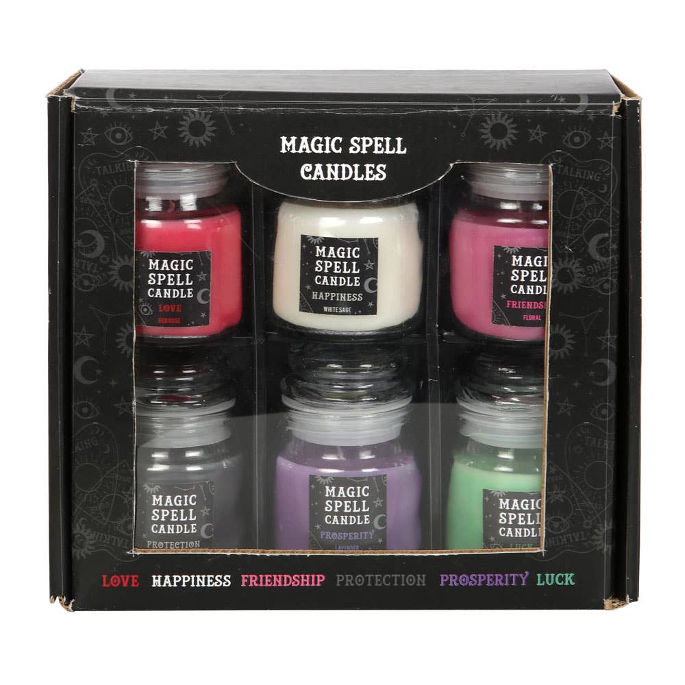 Something Different Wholesale - Vendita all'ingrosso Candela in vasetto - Mini portacandele Magic Spell, set regalo3