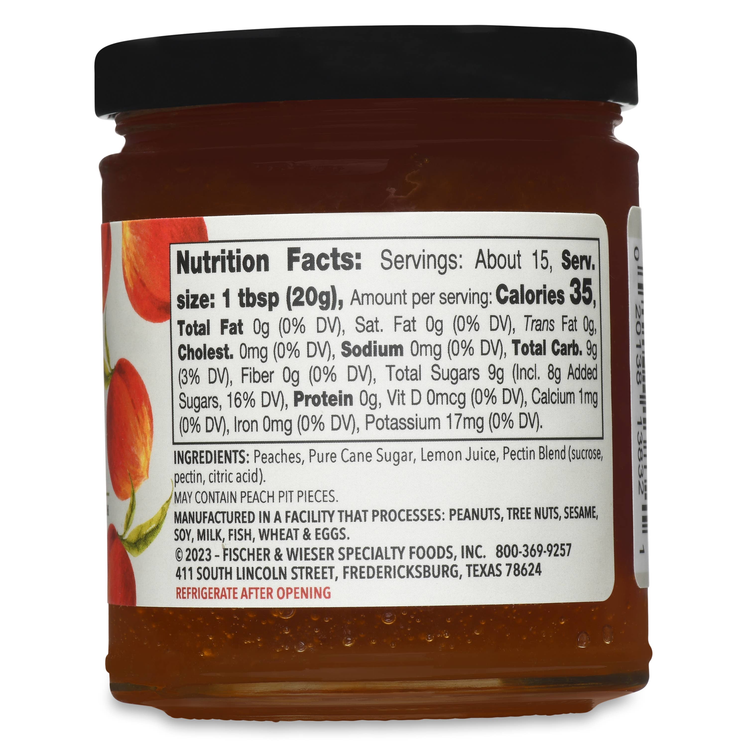 Fischer & Wieser - Wholesale Jam/Jelly - Fredericksburg Peach Jam1
