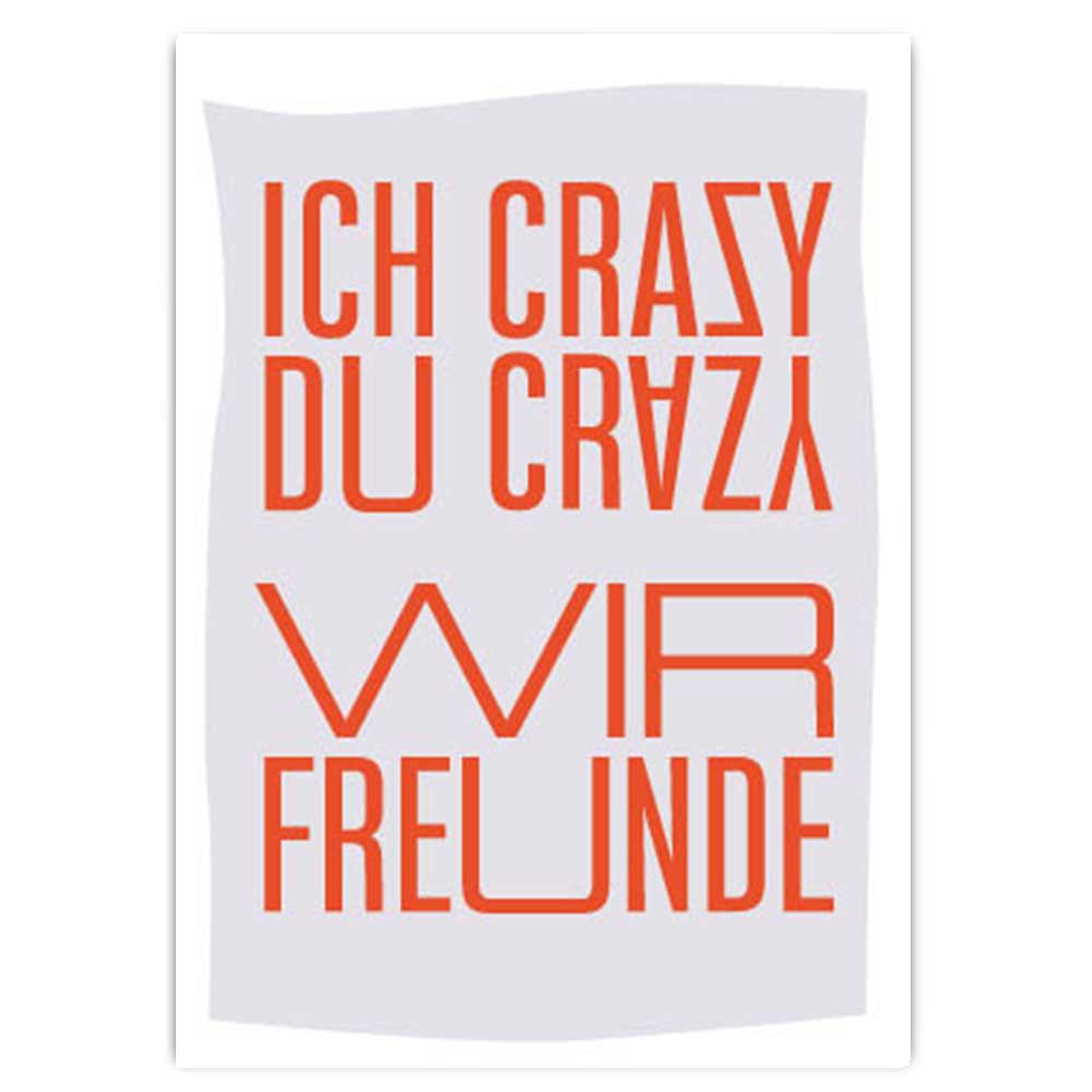 Fritzante - Wholesale Postcard - Postcard with Crazy1