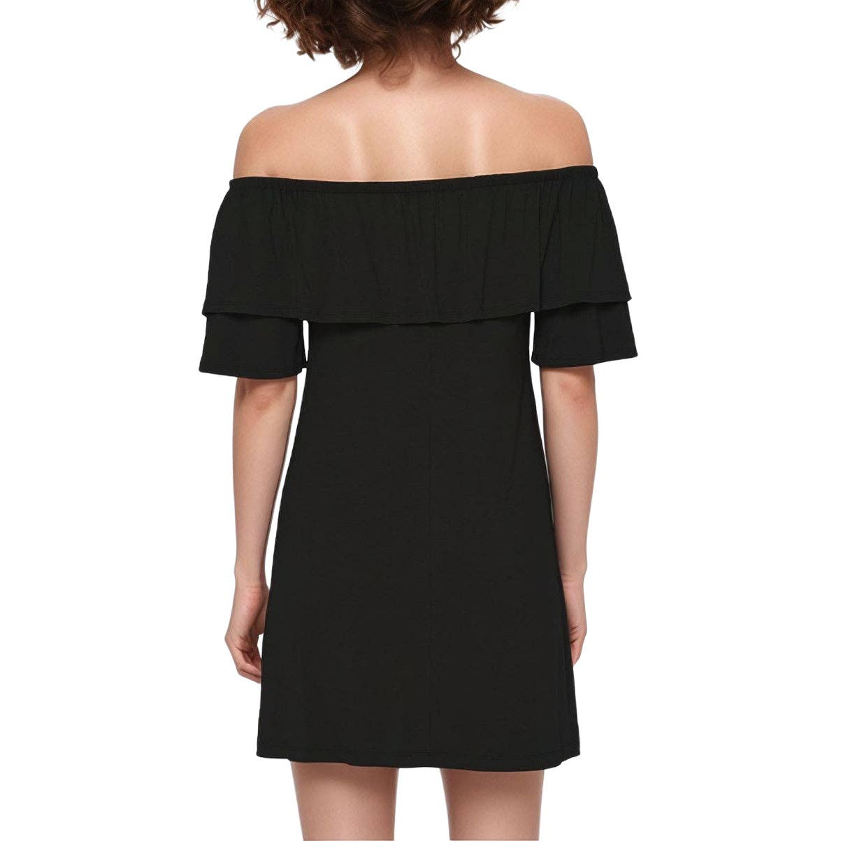 Robin K - Wholesale Dress - Women's - Women's Basic Off Shoulder Midi Dress3