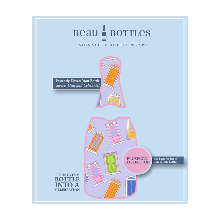 Beau Bottles – Großhandel Flaschentüte – Beau Bottles Notting Hill Doors - Prosecco-Kollektion5