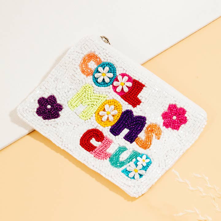Bolsa de Armazenamento com Missangas Cool Mom's Club Porta-moedas por atacado de Boho Grow Studio