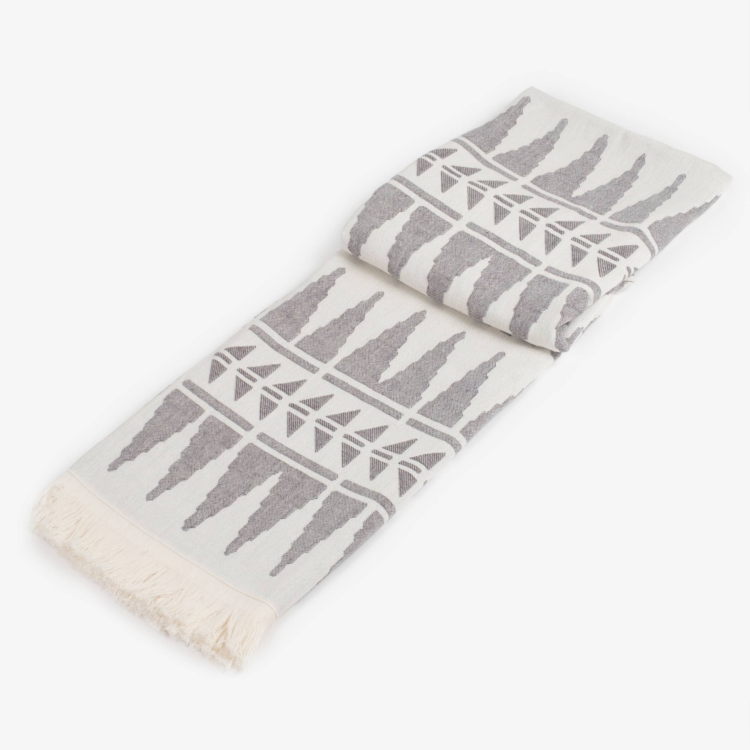 URBAN PERA LLC - Wholesale Beach Towel - Demeter Turkish Beach & Pool Towel | Grey | Urban Pera5