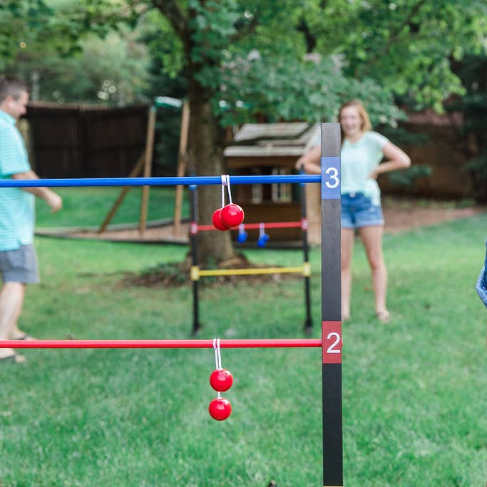 Bolaball – wholesale Sportspel - Barn och baby – Bolaball trä stege Golf spel3
