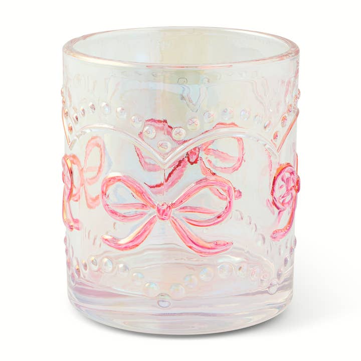 11oz Ribbon Rock Glass - Clear Irid. for wholesale by Core Home