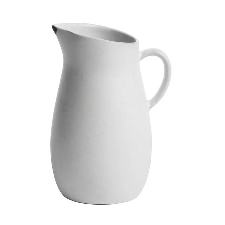 Caraffa Raw Arctic White con manico, 0,6 L - 1 pezzo per la vendita all'ingrosso da parte di Aida A/S