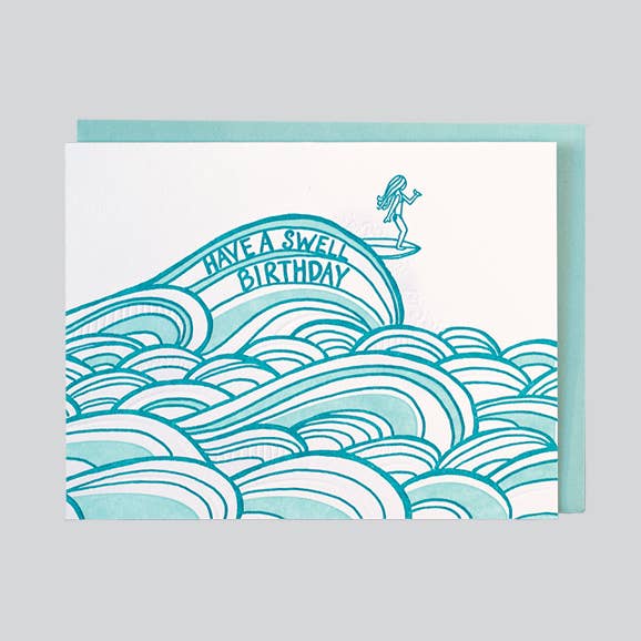 Ha ett svälla födelsedagskort för wholesale av folio press & paperie