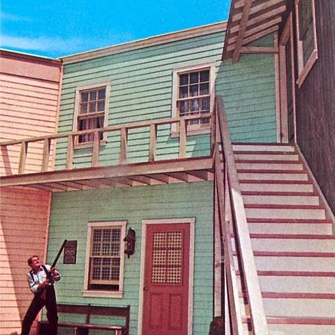 Art Print LA-226 Frontier Town Shoot-Out Re-enactment, Holly for wholesale by Found Image Press