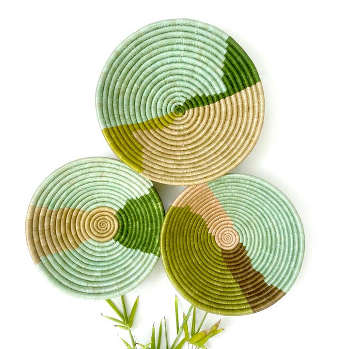 sifadesigns - Vendita all'ingrosso Decorazione da parete 3D - Ciotole Intrecciate Colorate per Decorazione da Parete e Casa3