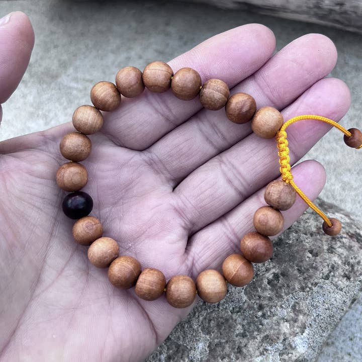 Sandalwood Beads Adjustable Wrist Mala Bracelet and other Purchase Wholesale sandalwood beads. Free Returns & Net 60 Terms on Faire trending on Faire.