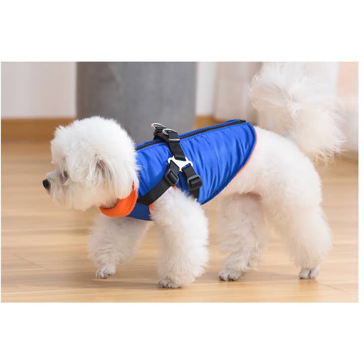 Amomi - Wholesale Pet Raincoat - Dog - Dog anorak with harness.1