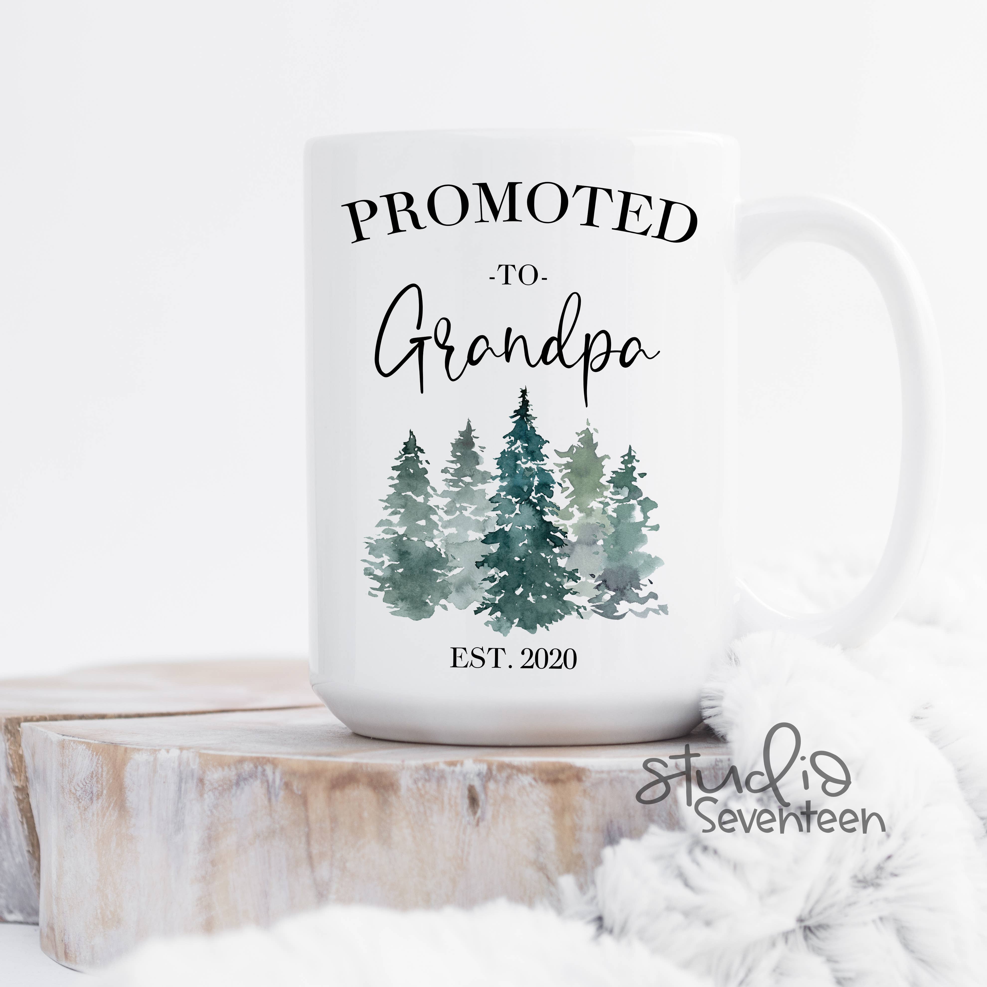 Studio Seventeen - Wholesale Coffee Mug - Promoted to Grandpa Coffee Mug0
