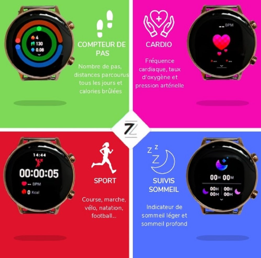 Gabriel Rivaz - Wholesale Wrist Watch - Women's - Mini sparkle smartwatch4